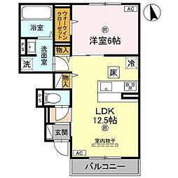 間取図画像 1LDK