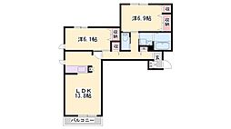 ベレオ東加古川 2階