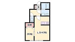 モスフロックス野村 1階/-