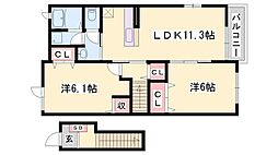 メゾンプラースIII 2階/-