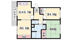 シャルマンドエル 2階/-