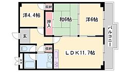 サンシャイン山下 B棟 2階