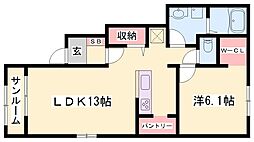 サンリット福崎II 1階/-