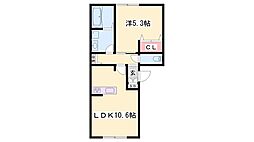 仮)トリニティ1 1LDKの間取図画像