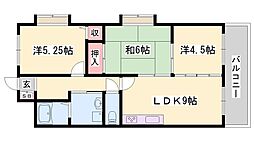ベアーズ土山 3LDKの間取図画像