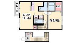 ミニョンII番館 2階/-