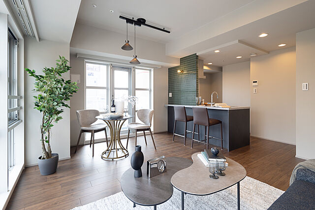 リビング/ダイニング ラコント新宿セントラルパークアパートメント 12階/-