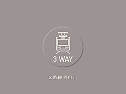 目的地にあわせて自在に利用できるため、通勤・通学はもちろん、お出掛けなどにも大変便利。