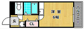 ツインビルB棟  ｜ 大阪府枚方市上島町（賃貸マンション1R・4階・18.27㎡） その2