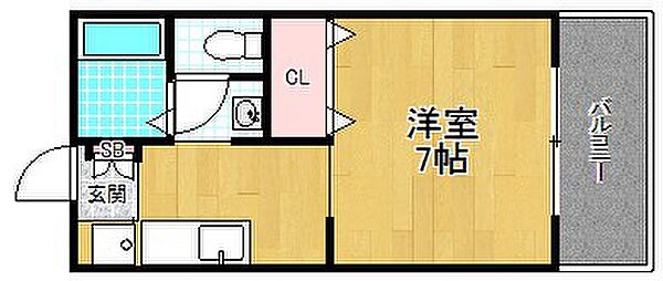 Tranquil ｜大阪府枚方市新町１丁目(賃貸アパート1K・1階・23.77㎡)の写真 その2