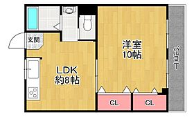 レオハイム津田I  ｜ 大阪府枚方市野村中町（賃貸マンション1LDK・2階・37.80㎡） その2