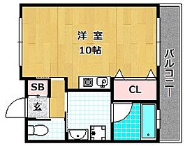 ツインヒルズ  ｜ 大阪府枚方市牧野阪２丁目（賃貸マンション1R・2階・27.92㎡） その2