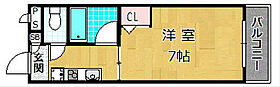 シャトレー御殿山  ｜ 大阪府枚方市御殿山町（賃貸マンション1K・3階・19.10㎡） その2