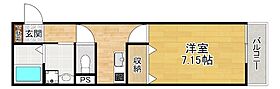 ラシーヌ御殿山  ｜ 大阪府枚方市渚元町（賃貸アパート1K・2階・27.94㎡） その2