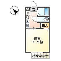 滋賀県東近江市林田町（賃貸アパート1K・1階・24.09㎡） その2