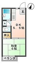 メゾンブランシュII  ｜ 滋賀県東近江市八日市松尾町（賃貸アパート1DK・2階・24.50㎡） その2