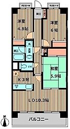 ケイティーズ　クリア 1階3LDKの間取り