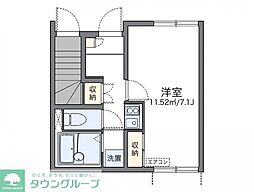 レオネクストフォレストT&T 1Kの間取図画像