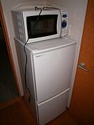 2ドア冷蔵庫＆電子レンジ
