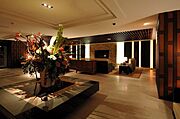 来客に便利な応接ロビー