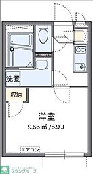 CLEINOESPOIR5 1Kの間取図画像