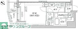 アイルグランディール池袋 1Kの間取図画像
