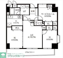 ドミール・コンフォール 3LDKの間取図画像