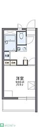 レオパレス438 1Kの間取図画像