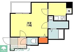 仮称)足立区綾瀬1丁目計画 1Kの間取図画像