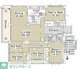ガーデン高輪 4SLDKの間取図画像