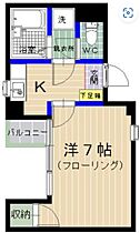 スカイライフ若宮 403 ｜ 福岡県福岡市東区若宮４丁目（賃貸マンション1K・4階・24.00㎡） その2