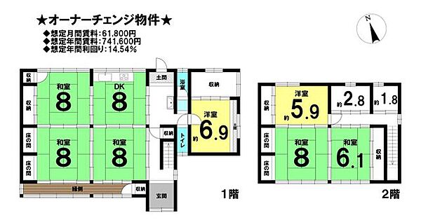 Beautiful mountainous landscape with colorful sky
