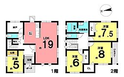 法楽寺町　中古戸建 4SLDKの間取り