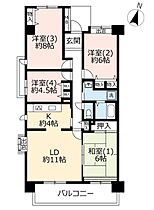 UR大久保  ｜ 千葉県習志野市本大久保2丁目（賃貸マンション4LDK・5階・92.70㎡） その2