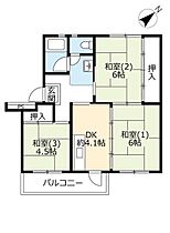 UR千葉幸町  ｜ 千葉県千葉市美浜区幸町2丁目（賃貸マンション3K・3階・47.72㎡） その2