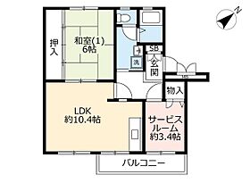 UR高洲第一  ｜ 千葉県千葉市美浜区高洲3丁目（賃貸マンション1LDK・3階・54.03㎡） その2