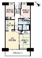 物件の間取り