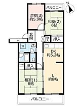 UR高津  ｜ 千葉県八千代市高津（賃貸マンション3LDK・5階・79.42㎡） その2