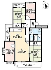 物件の間取り