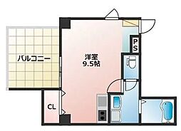 ステラ落合駅前 ワンルームの間取図画像