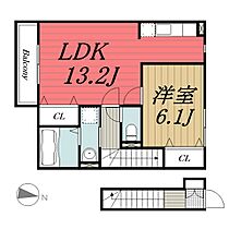 千葉県千葉市若葉区源町（賃貸アパート1LDK・2階・51.34㎡） その2