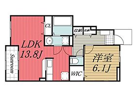 千葉県佐倉市王子台3丁目（賃貸アパート1LDK・1階・54.19㎡） その2