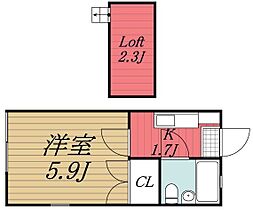 千葉県佐倉市大蛇町（賃貸アパート1K・1階・16.74㎡） その2