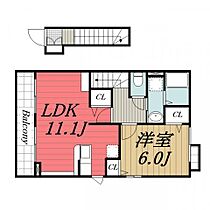 千葉県佐倉市六崎（賃貸アパート1LDK・2階・46.09㎡） その2