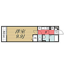 千葉県千葉市若葉区西都賀1丁目（賃貸マンション1K・3階・28.56㎡） その2