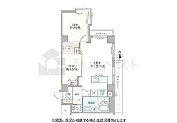 リノア三鷹 2LDKの間取図画像
