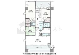 エルスール三鷹 3LDKの間取図画像