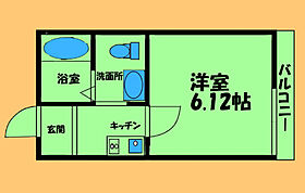 東京都八王子市兵衛1丁目（賃貸アパート1K・2階・18.82㎡） その2