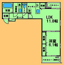 神奈川県相模原市緑区相原6丁目（賃貸アパート1LDK・2階・45.80㎡） その2