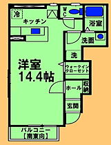 神奈川県相模原市緑区橋本5丁目（賃貸アパート1R・1階・34.15㎡） その2